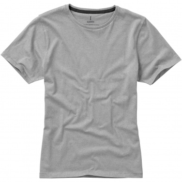 Logo trade promotional items image of: Nanaimo short sleeve ladies T-shirt, grey