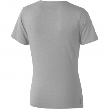 Logotrade advertising product image of: Nanaimo short sleeve ladies T-shirt, grey