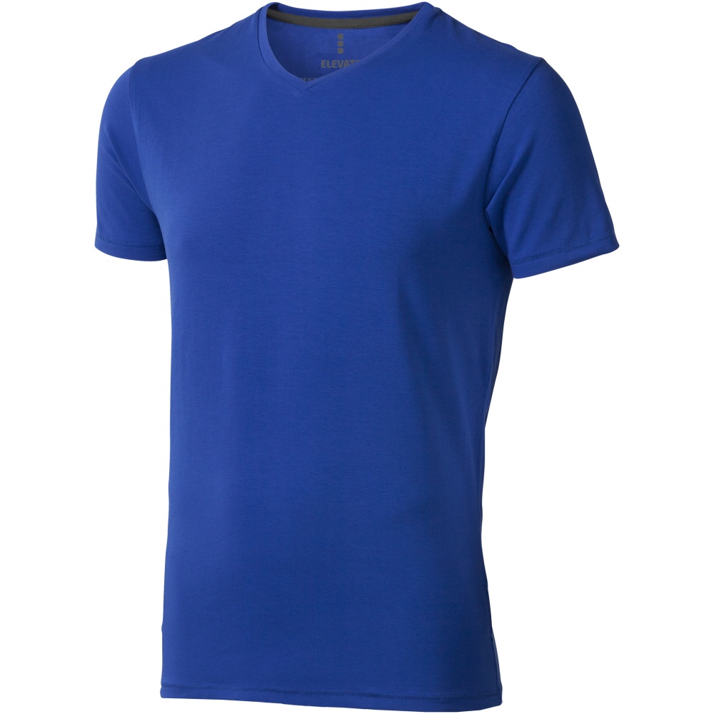 Logo trade promotional merchandise picture of: Kawartha short sleeve T-shirt, blue