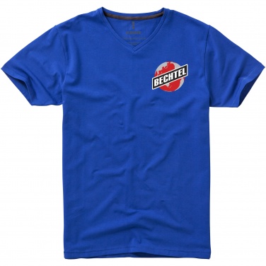 Logo trade promotional gifts image of: Kawartha short sleeve T-shirt, blue