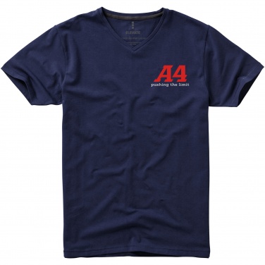 Logotrade promotional merchandise picture of: Kawartha short sleeve T-shirt, navy