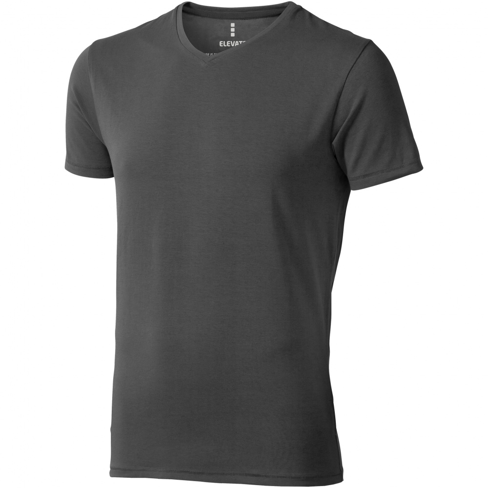 Logotrade promotional giveaways photo of: Kawartha short sleeve T-shirt, dark grey