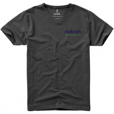 Logo trade promotional merchandise picture of: Kawartha short sleeve T-shirt, dark grey