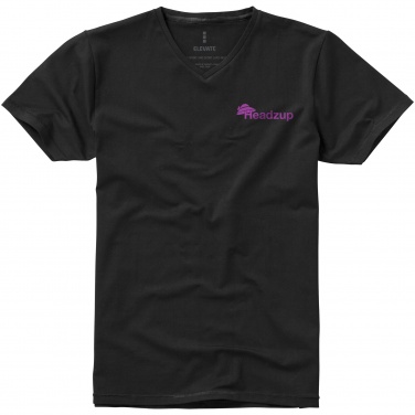 Logotrade business gift image of: Kawartha short sleeve T-shirt, black