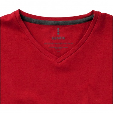 Logo trade promotional items image of: Kawartha short sleeve ladies T-shirt, red