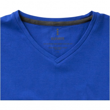 Logo trade promotional giveaways picture of: Kawartha short sleeve ladies T-shirt, blue