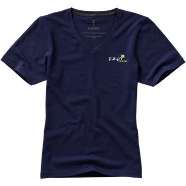 Logo trade advertising product photo of: Kawartha short sleeve ladies T-shirt, navy