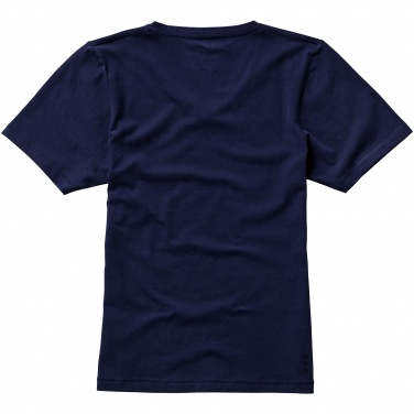 Logo trade promotional gifts image of: Kawartha short sleeve ladies T-shirt, navy