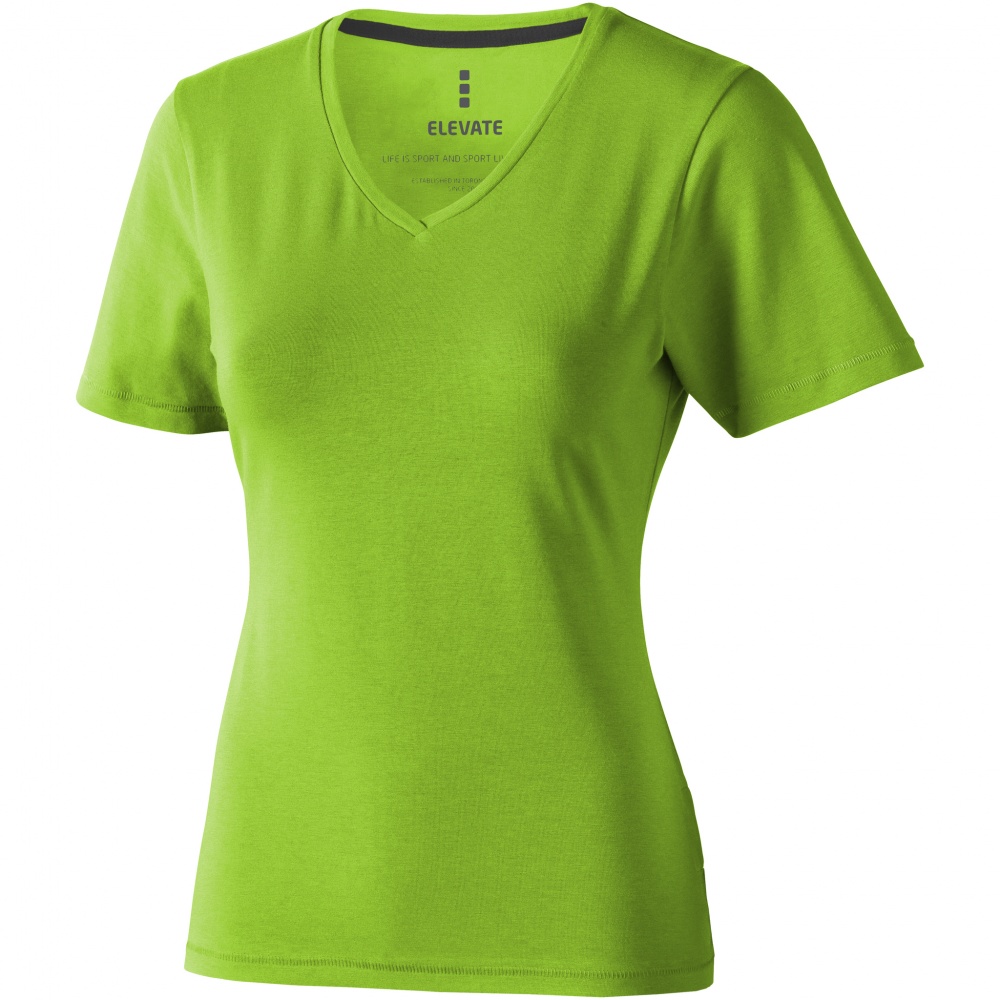 Logotrade promotional product image of: Kawartha short sleeve ladies T-shirt, light green