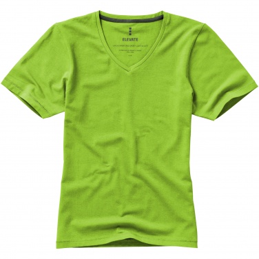 Logotrade promotional item picture of: Kawartha short sleeve ladies T-shirt, light green