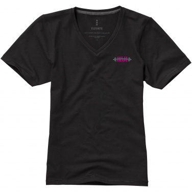 Logotrade corporate gift picture of: Kawartha short sleeve ladies T-shirt, black