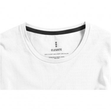 Logo trade promotional items image of: Ponoka long sleeve T-shirt, white