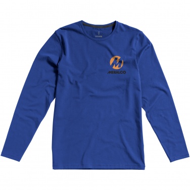 Logotrade promotional gift image of: Ponoka long sleeve T-shirt, blue