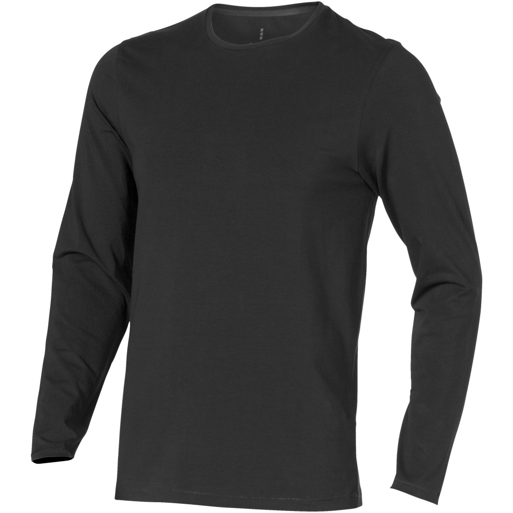 Logotrade promotional items photo of: Ponoka long sleeve T-shirt,dark grey