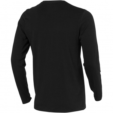 Logo trade promotional product photo of: Ponoka long sleeve T-shirt, black