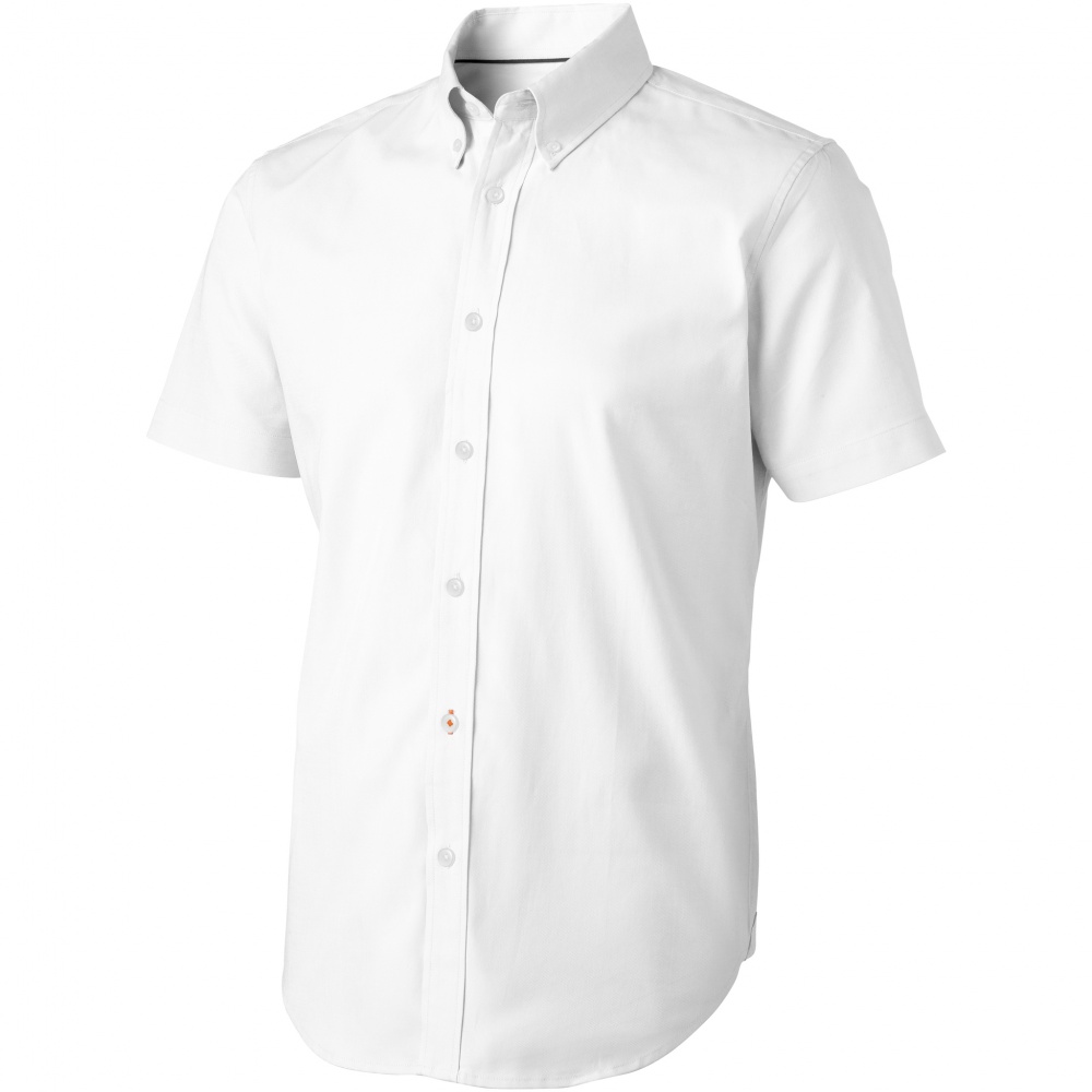 Logo trade promotional product photo of: Manitoba short sleeve shirt, white