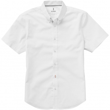 Logotrade business gift image of: Manitoba short sleeve shirt, white