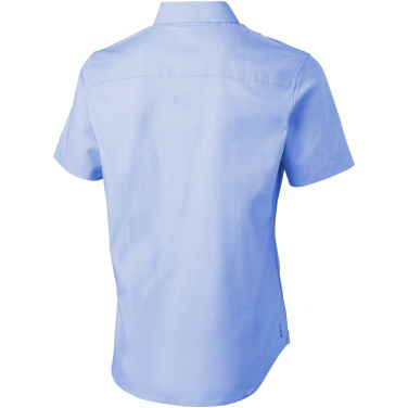 Logo trade promotional item photo of: Manitoba short sleeve shirt, light blue