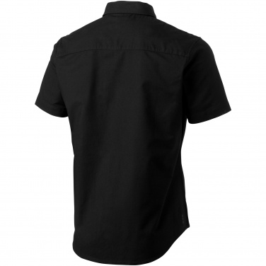 Logotrade advertising product picture of: Manitoba short sleeve shirt, black