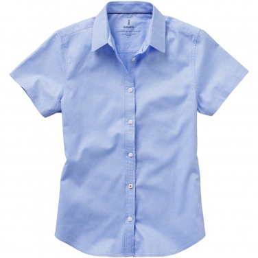 Logotrade promotional merchandise picture of: Manitoba short sleeve ladies shirt, light blue