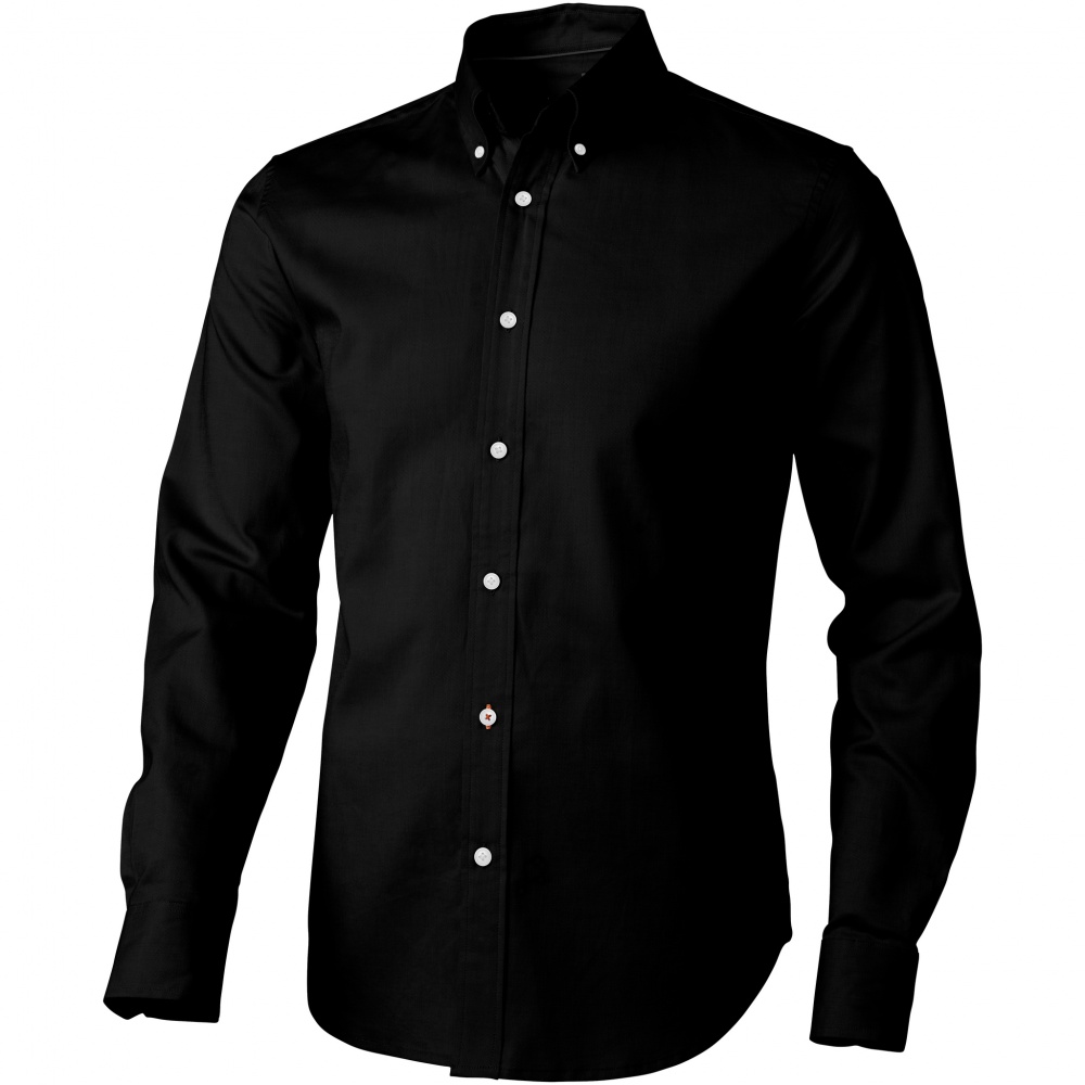 Logotrade promotional item picture of: Vaillant long sleeve shirt, black