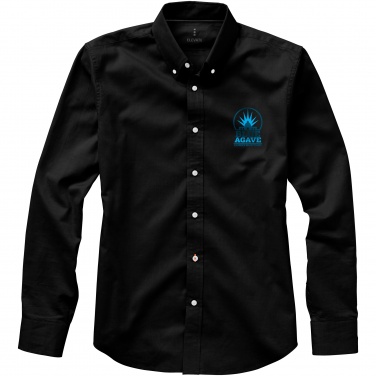 Logo trade promotional gifts picture of: Vaillant long sleeve shirt, black