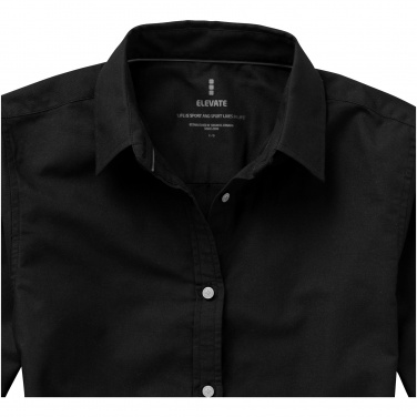 Logotrade corporate gift image of: Vaillant long sleeve ladies shirt, black