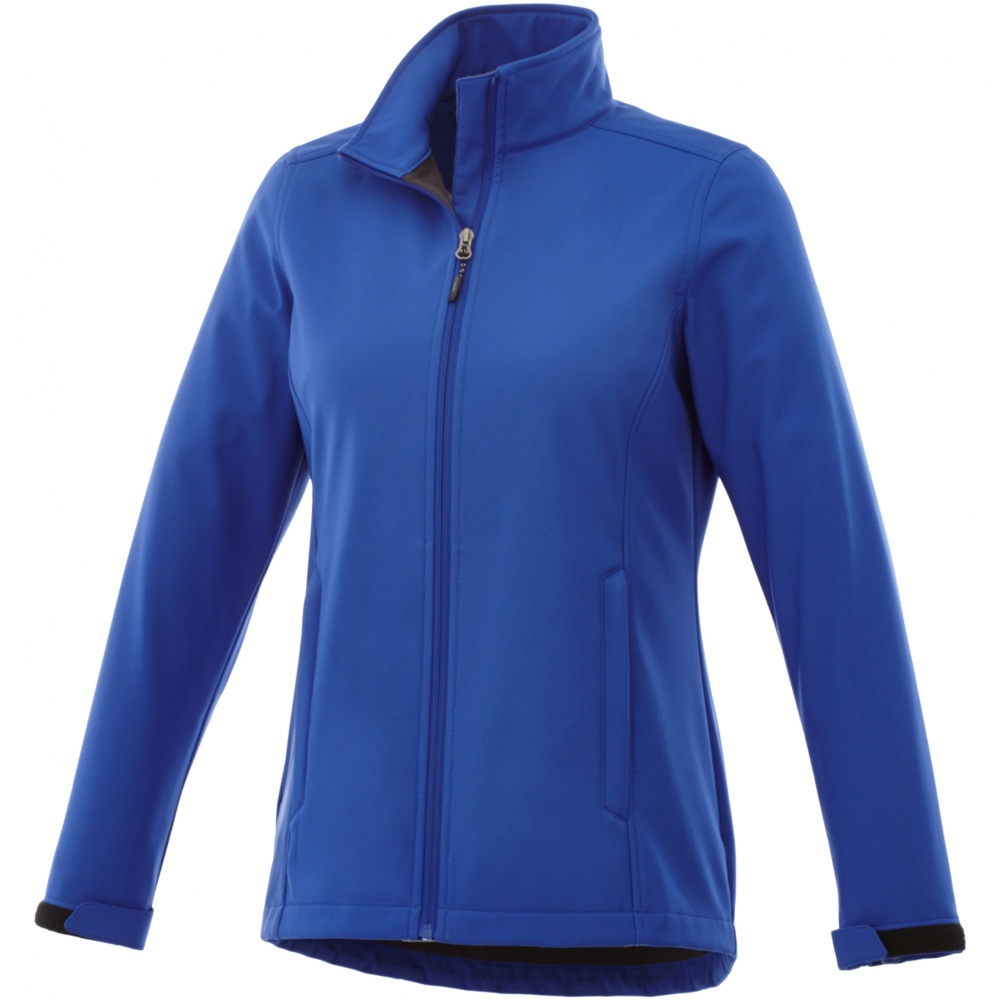 Logotrade promotional gift image of: Maxson softshell ladies jacket, blue