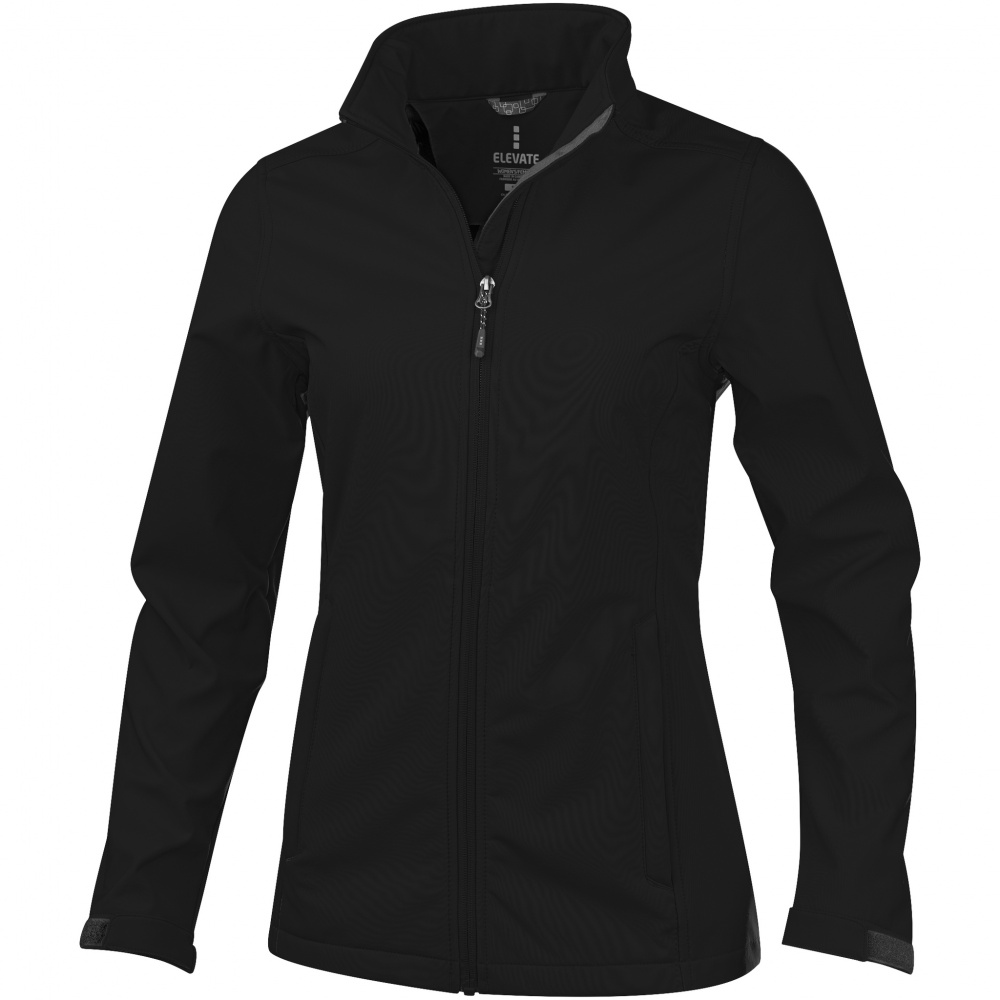 Logotrade promotional items photo of: Maxson softshell ladies jacket, black