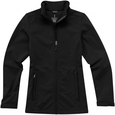 Logotrade promotional products photo of: Maxson softshell ladies jacket, black