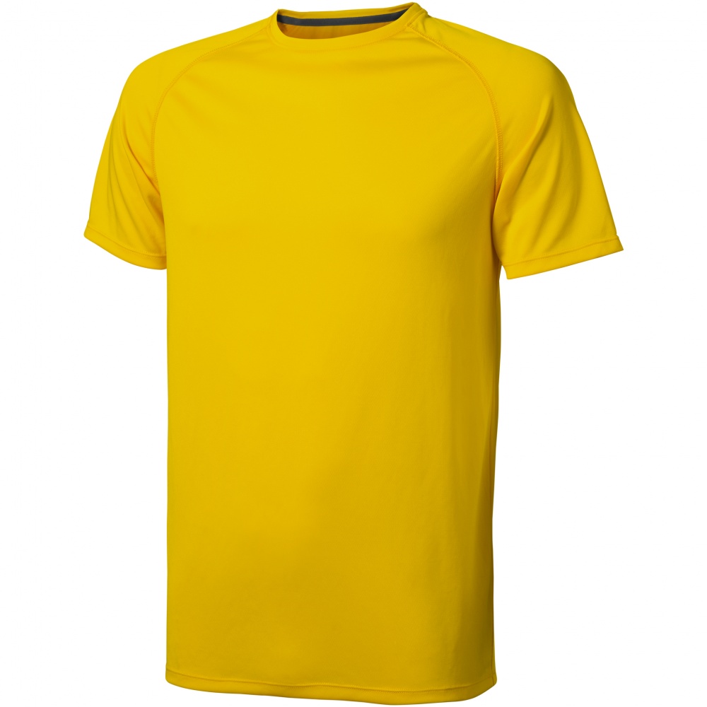 Logo trade advertising product photo of: Niagara short sleeve T-shirt, yellow