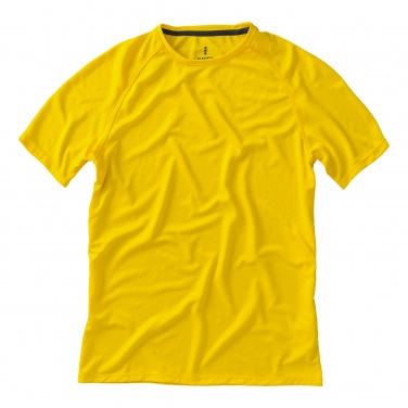 Logo trade promotional items picture of: Niagara short sleeve T-shirt, yellow