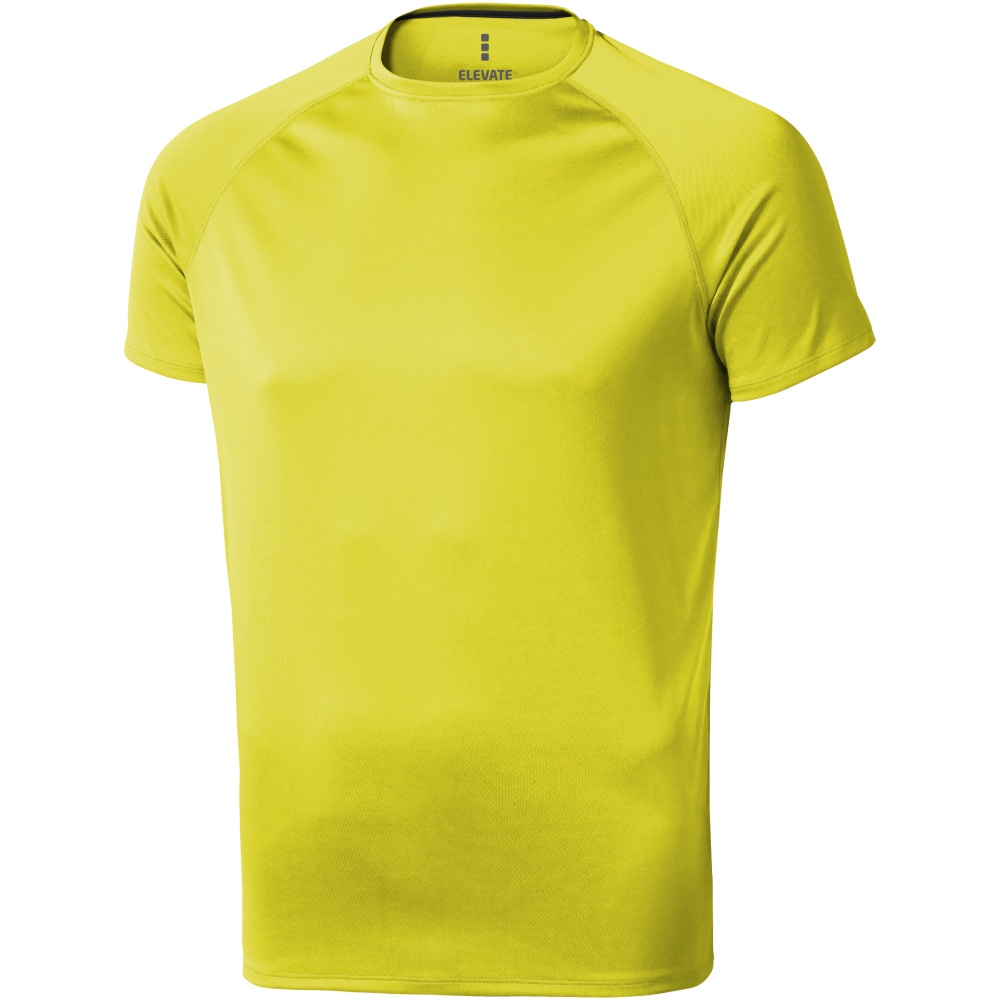 Logo trade promotional gift photo of: Niagara short sleeve T-shirt, neon yellow