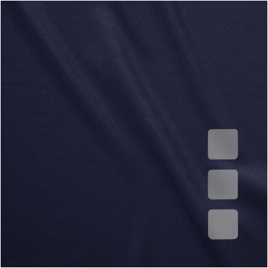 Logo trade promotional giveaways picture of: Niagara short sleeve T-shirt, navy