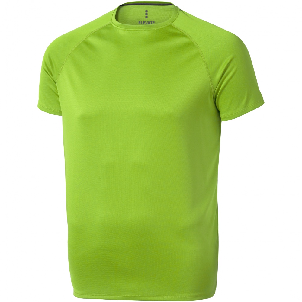 Logotrade business gift image of: Niagara short sleeve T-shirt, light green