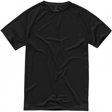 Logo trade promotional merchandise image of: Niagara short sleeve T-shirt, black