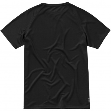 Logo trade promotional gifts image of: Niagara short sleeve T-shirt, black