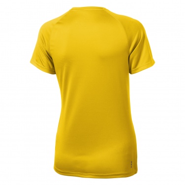 Logo trade promotional products picture of: Niagara short sleeve ladies T-shirt, yellow