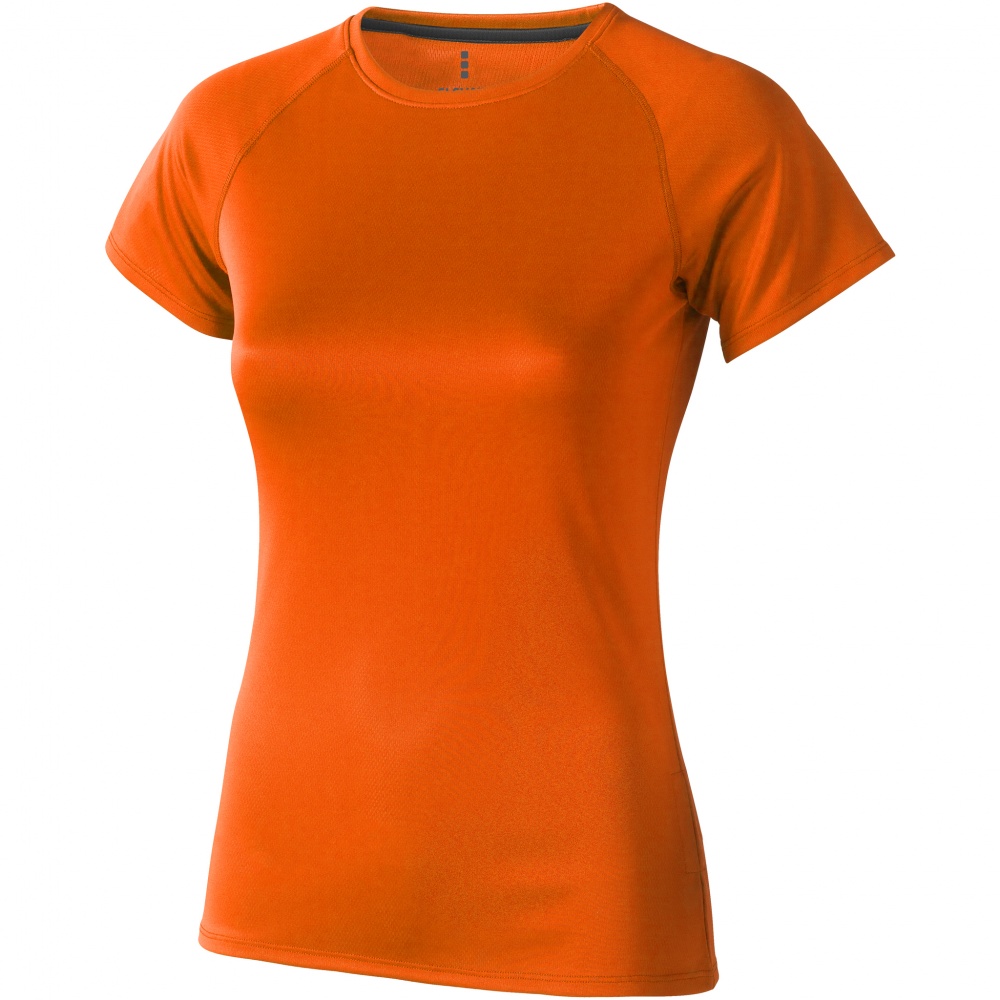 Logotrade business gift image of: Niagara short sleeve ladies T-shirt, orange