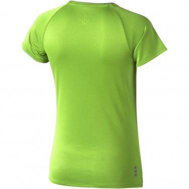 Logo trade business gifts image of: Niagara short sleeve ladies T-shirt, light green