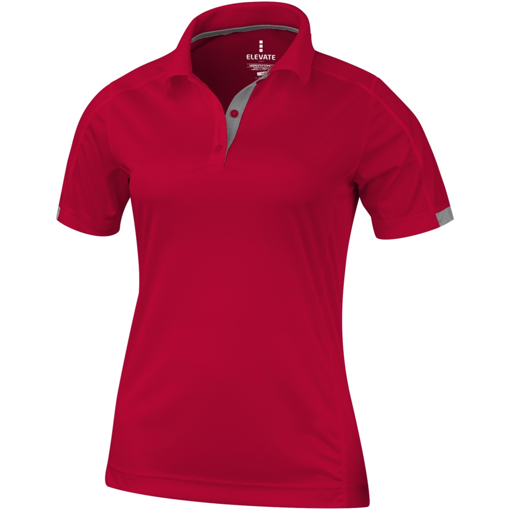 Logo trade promotional merchandise image of: Kiso short sleeve ladies polo