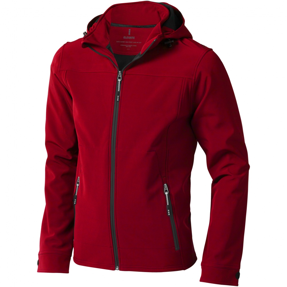 Logotrade promotional merchandise image of: Langley softshell jacket, red