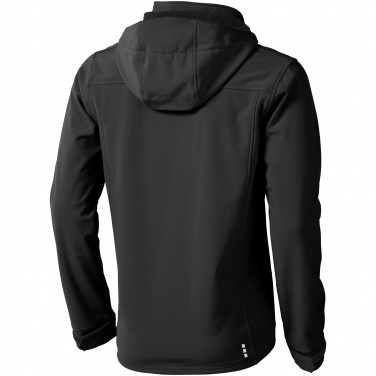 Logo trade corporate gift photo of: Langley softshell jacket, dark grey