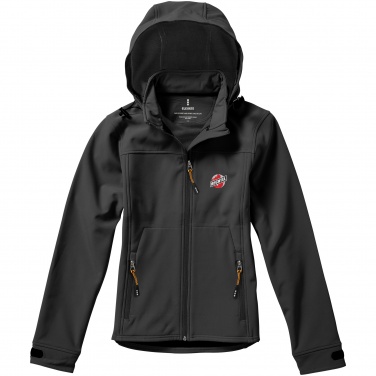 Logotrade business gift image of: Langley softshell ladies jacket, dark grey