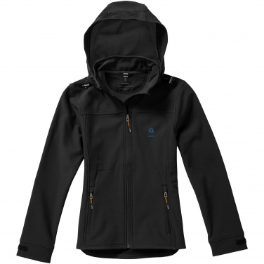 Logotrade promotional giveaways photo of: Langley softshell ladies jacket, black