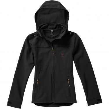 Logotrade advertising products photo of: Langley softshell ladies jacket, black