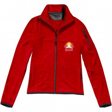 Logo trade business gifts image of: Mani power fleece full zip ladies jacket