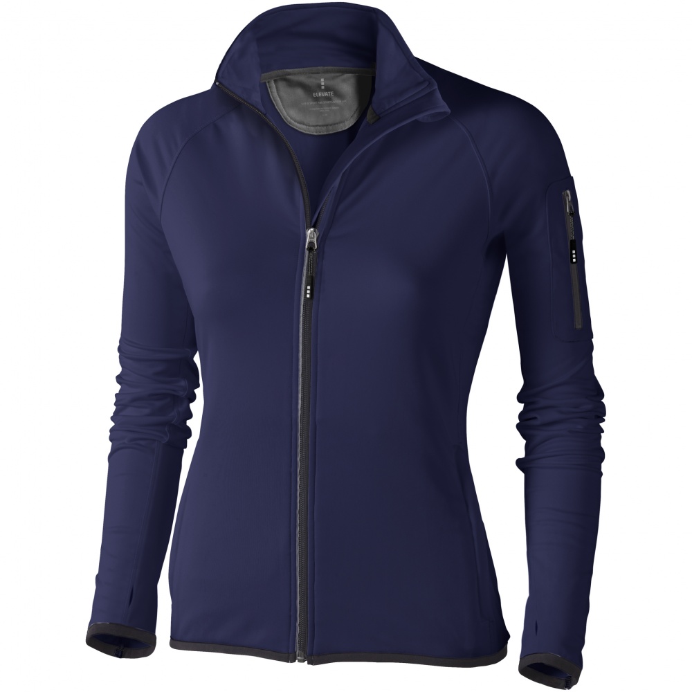 Logo trade advertising products image of: Mani power fleece full zip ladies jacket