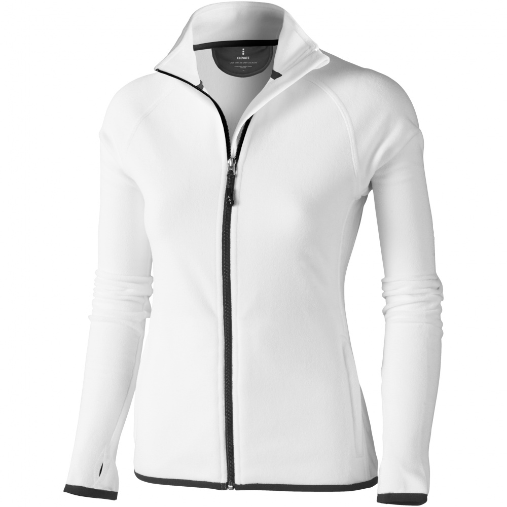 Logotrade promotional giveaway picture of: Brossard micro fleece full zip ladies jacket