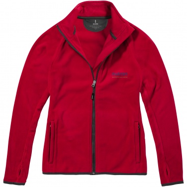 Logo trade advertising products image of: Brossard micro fleece full zip ladies jacket